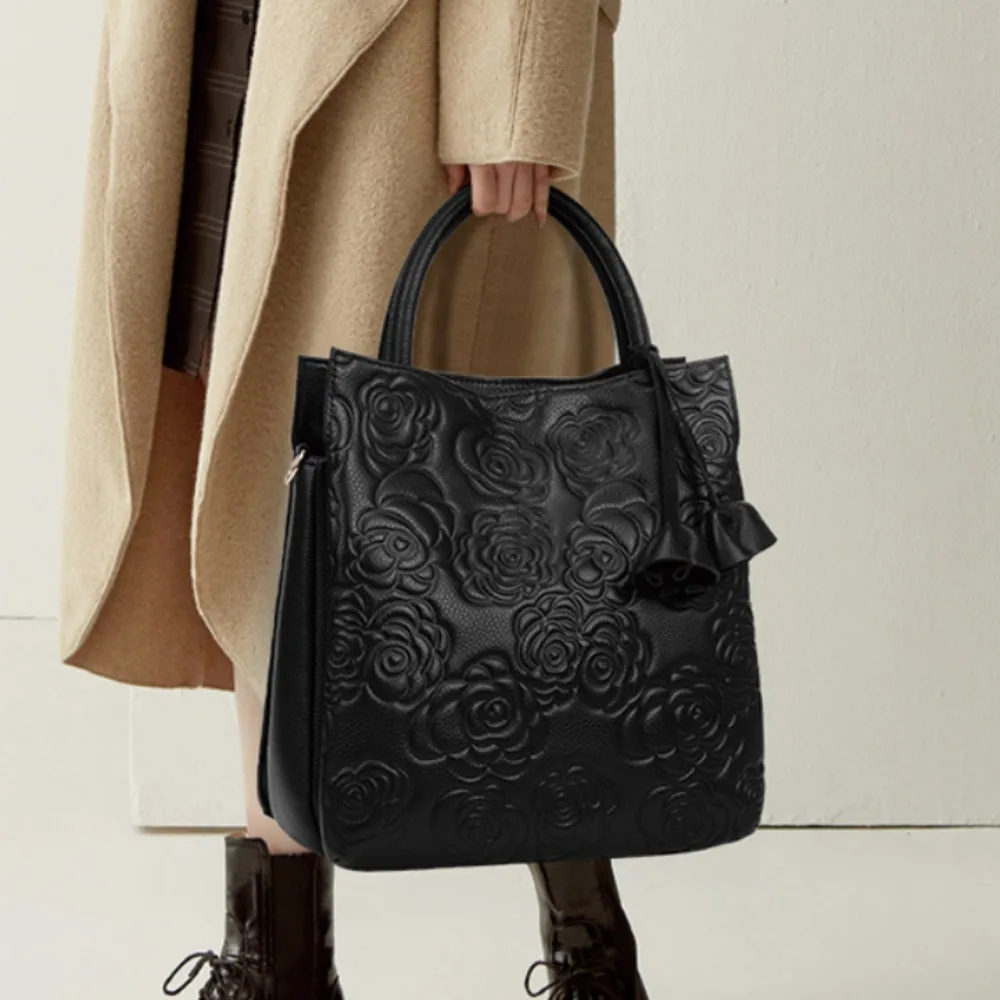 Luxury Bags Vegan - Borsa floreale da donna elegante e