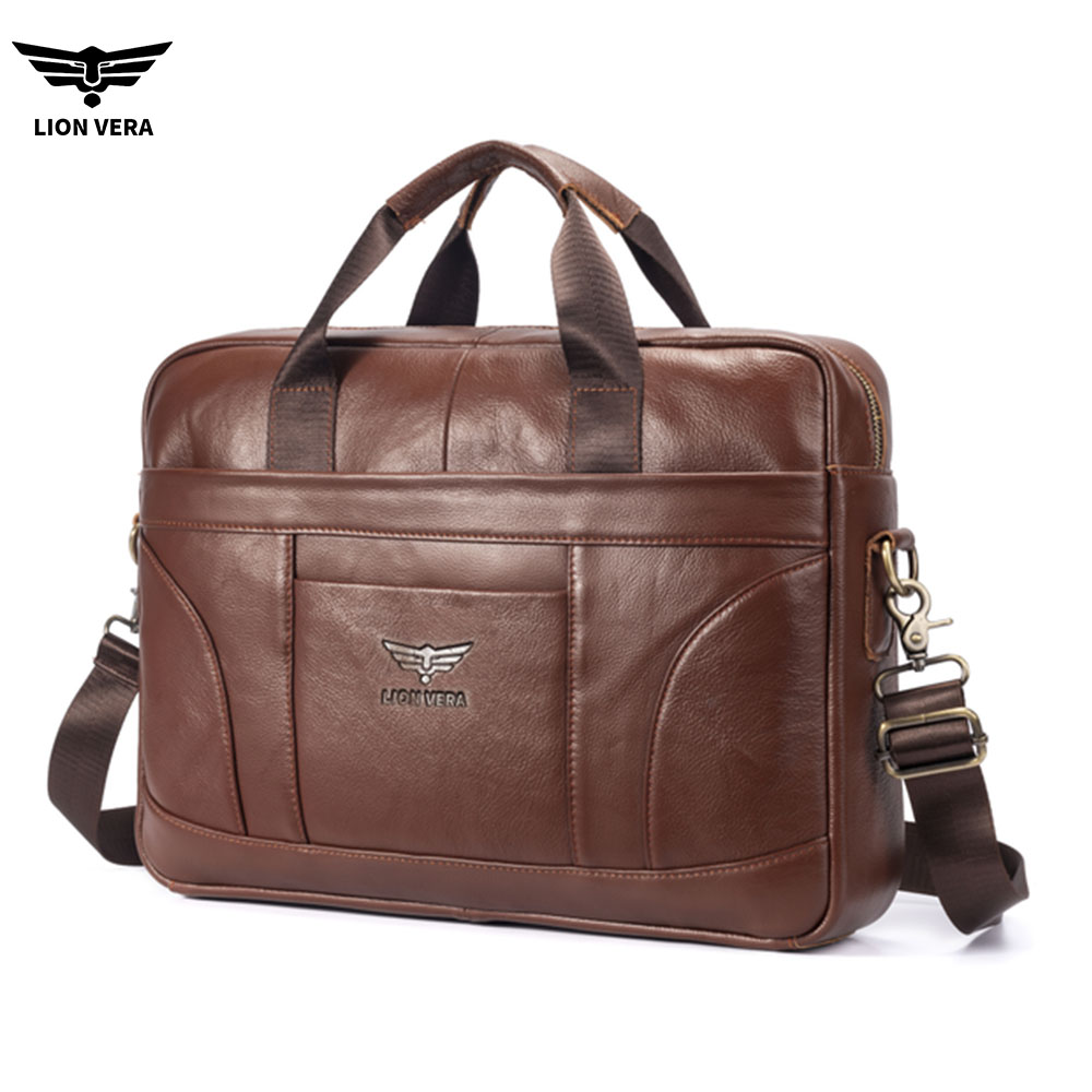 Laptop Bag Leather 15 - LION VERA Valigette da lavoro in