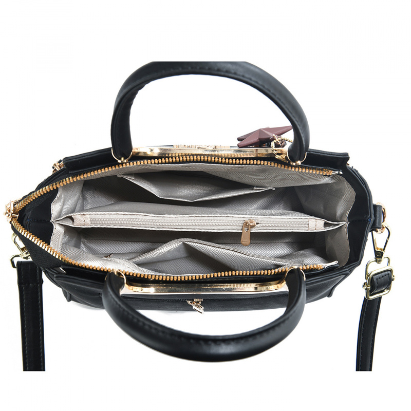 Elegante borsa da donna, tinta - Luxury Bags With Zipper recensione e prezzo