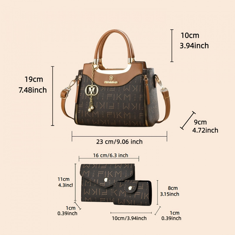 Set di 3 borse di lusso legger - Luxury Bags With Zipper recensione e prezzo