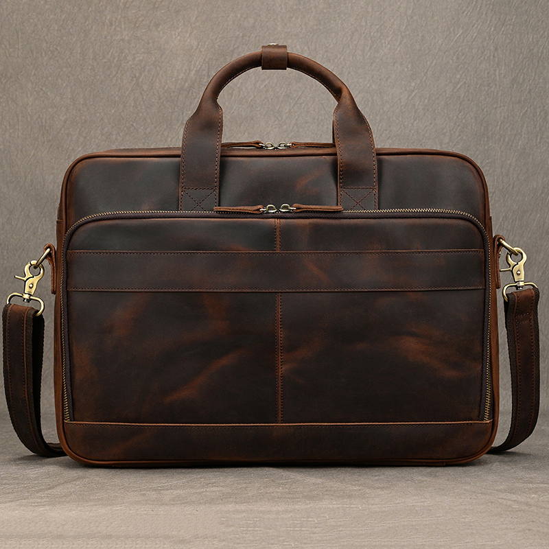 Crazy Horse Valigetta da uomo  - Laptop Bag Leather 15 recensione e prezzo