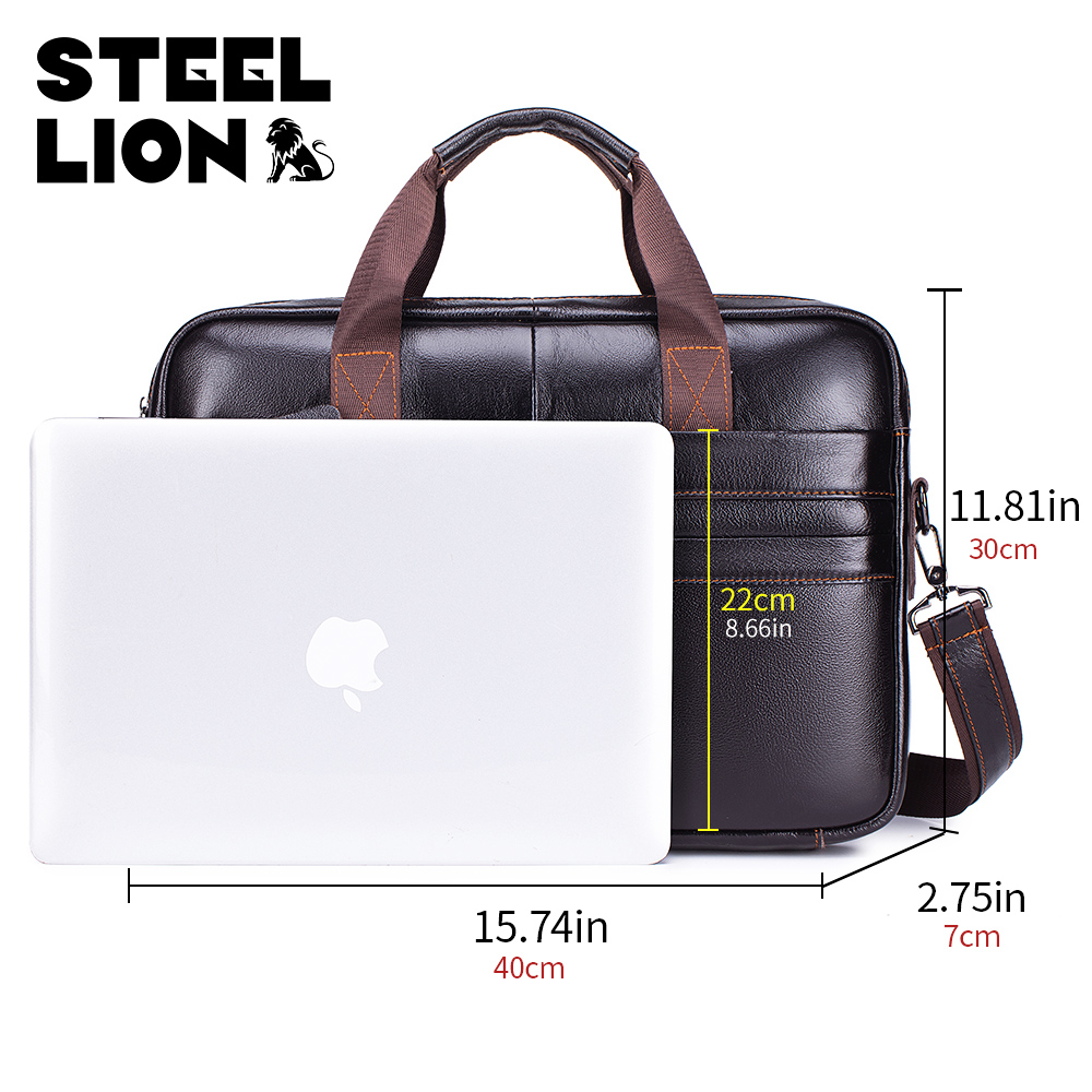 Valigetta da uomo in pelle STE - Laptop Bag Leather 15 recensione e prezzo