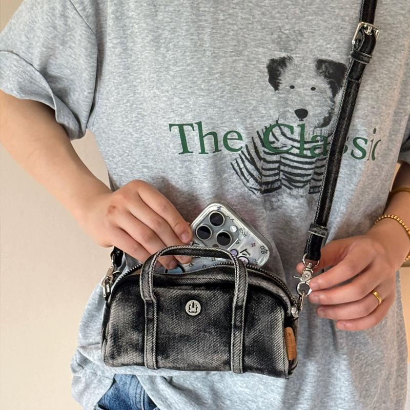 Coreano Casual Mini Denim Box  - Luxury Bags With Zipper recensione e prezzo
