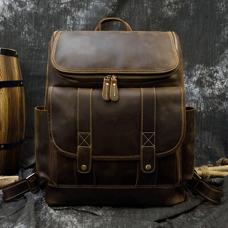 Zaino da viaggio in pelle Vint - Laptop Bag Leather 15 recensione e prezzo
