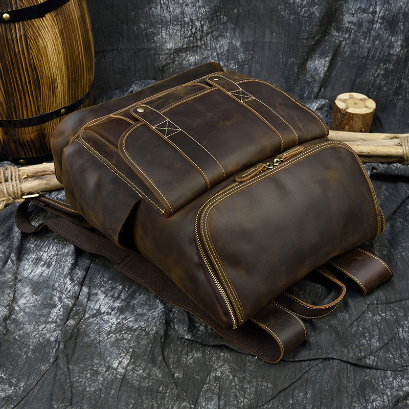 Zaino da viaggio in pelle Vint - Laptop Bag Leather 15 recensione e prezzo