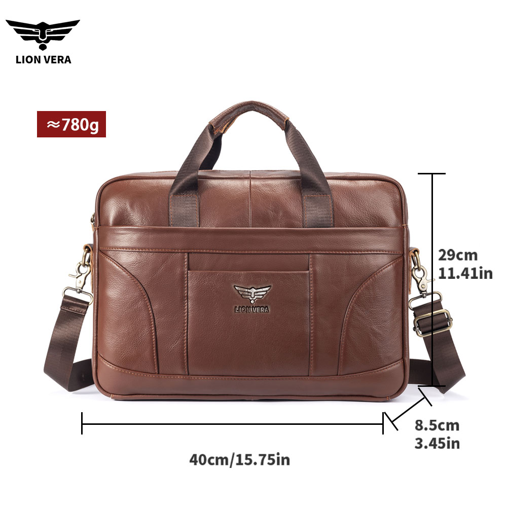LION VERA Valigette da lavoro  - Laptop Bag Leather 15 recensione e prezzo