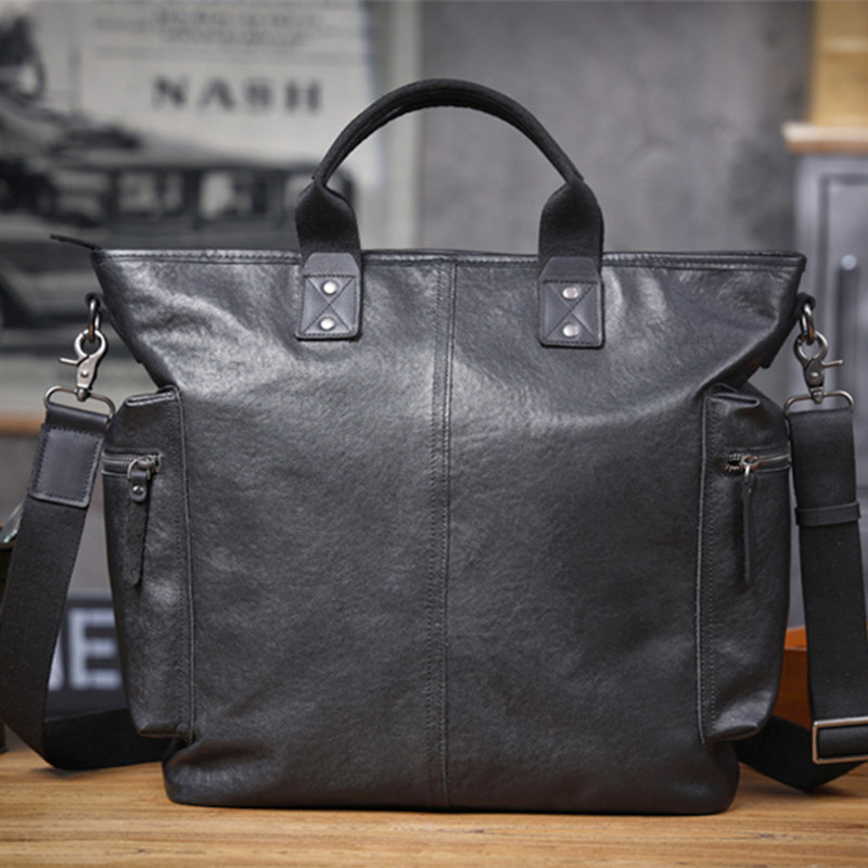 Borsa a Mano da Uomo in Pelle  - Laptop Bag Leather 15 recensione e prezzo