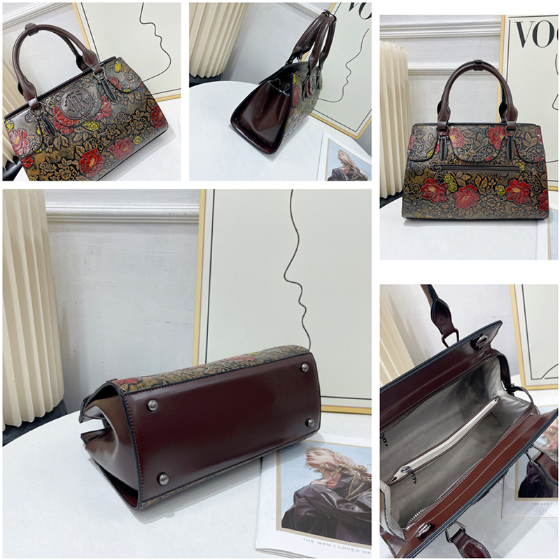Borsa Tote Vintage con Motivi  - Luxury Bags Vegan recensione e prezzo