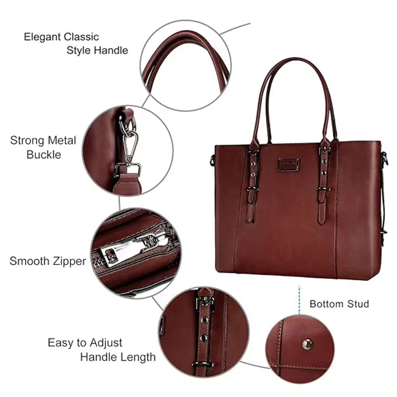 Borsa tote per laptop in pelle - Laptop Bag Leather 15 recensione e prezzo