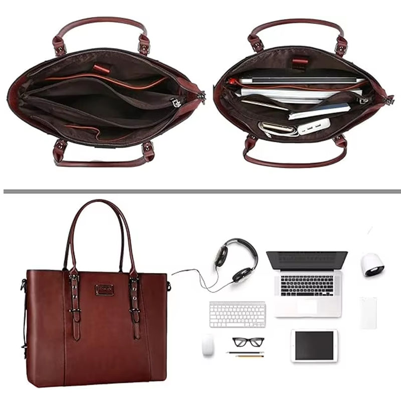 Borsa tote per laptop in pelle - Laptop Bag Leather 15 recensione e prezzo